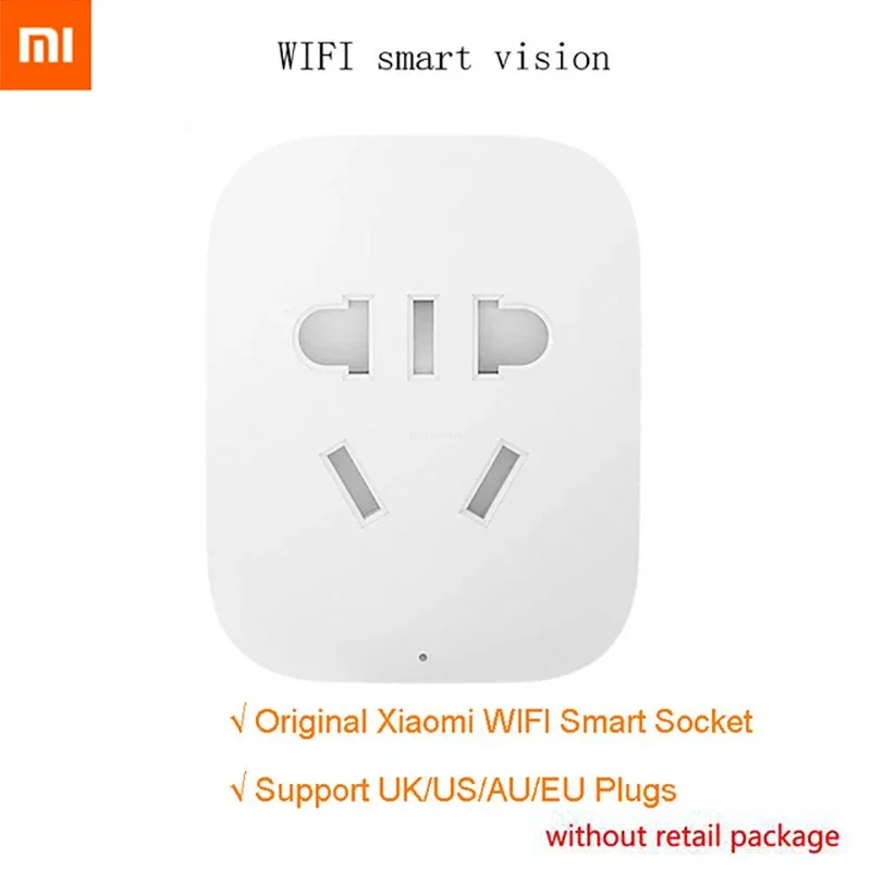 Smart Home Zestaw - Inteligentne bezprzewodowe gniazdko WiFi Xiaomi MIJIA