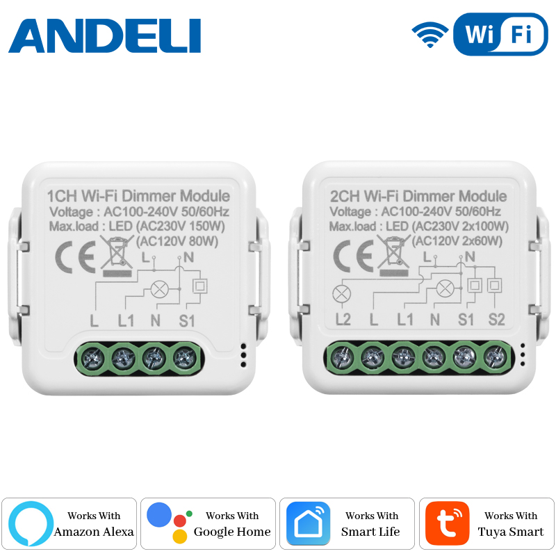 Smart Home Wiz - Moduł inteligentnego ściemniacza WiFi DIY, sterowanie