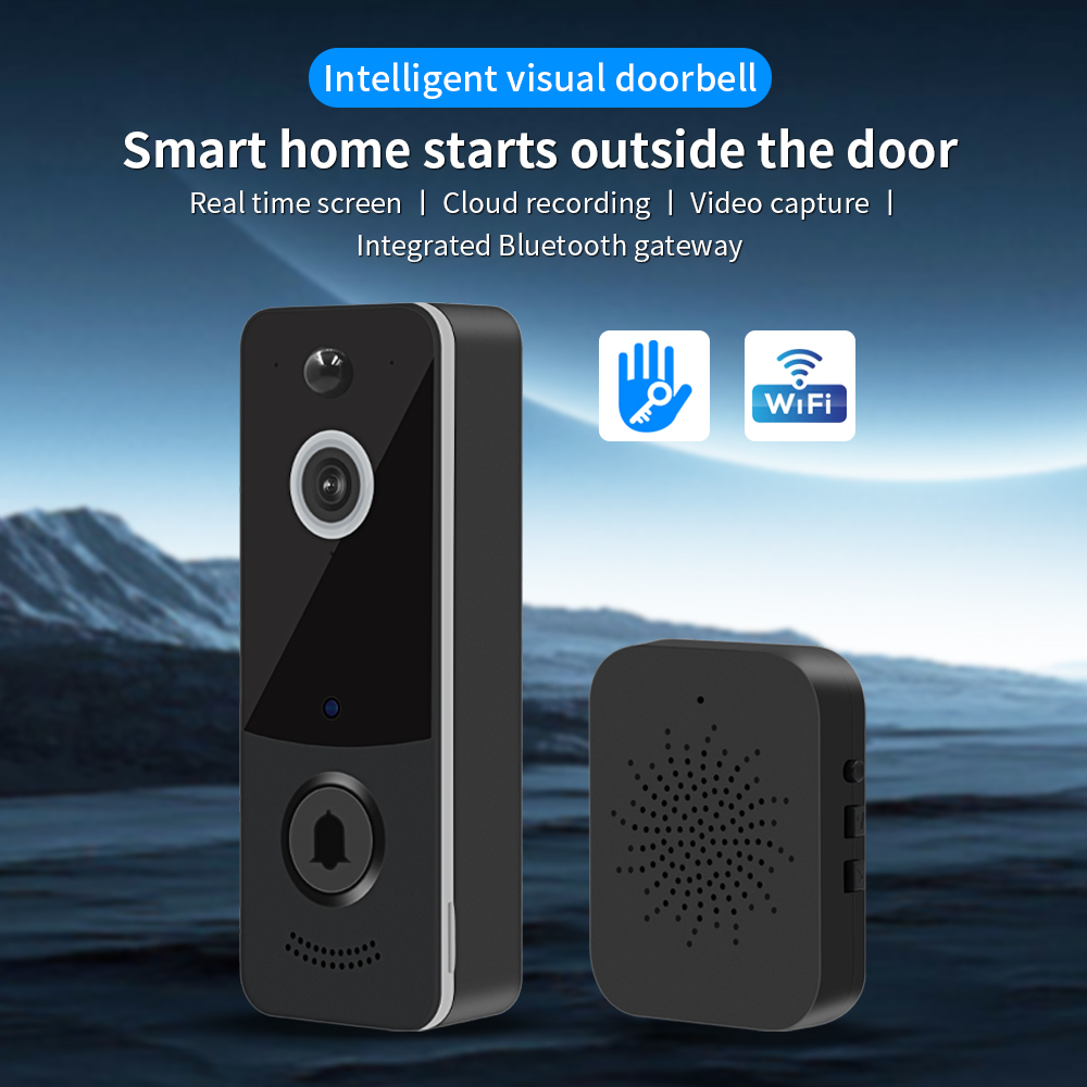 Smart Home Video Doorbell App - Dzwonek do drzwi z kamerą 1080P,
