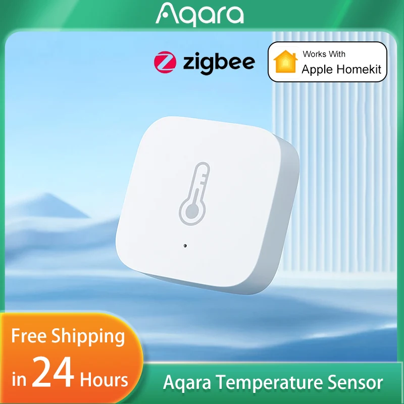 Smart Home Hub Apple - Czujnik temperatury Aqara Zigbee Inteligentny czujnik