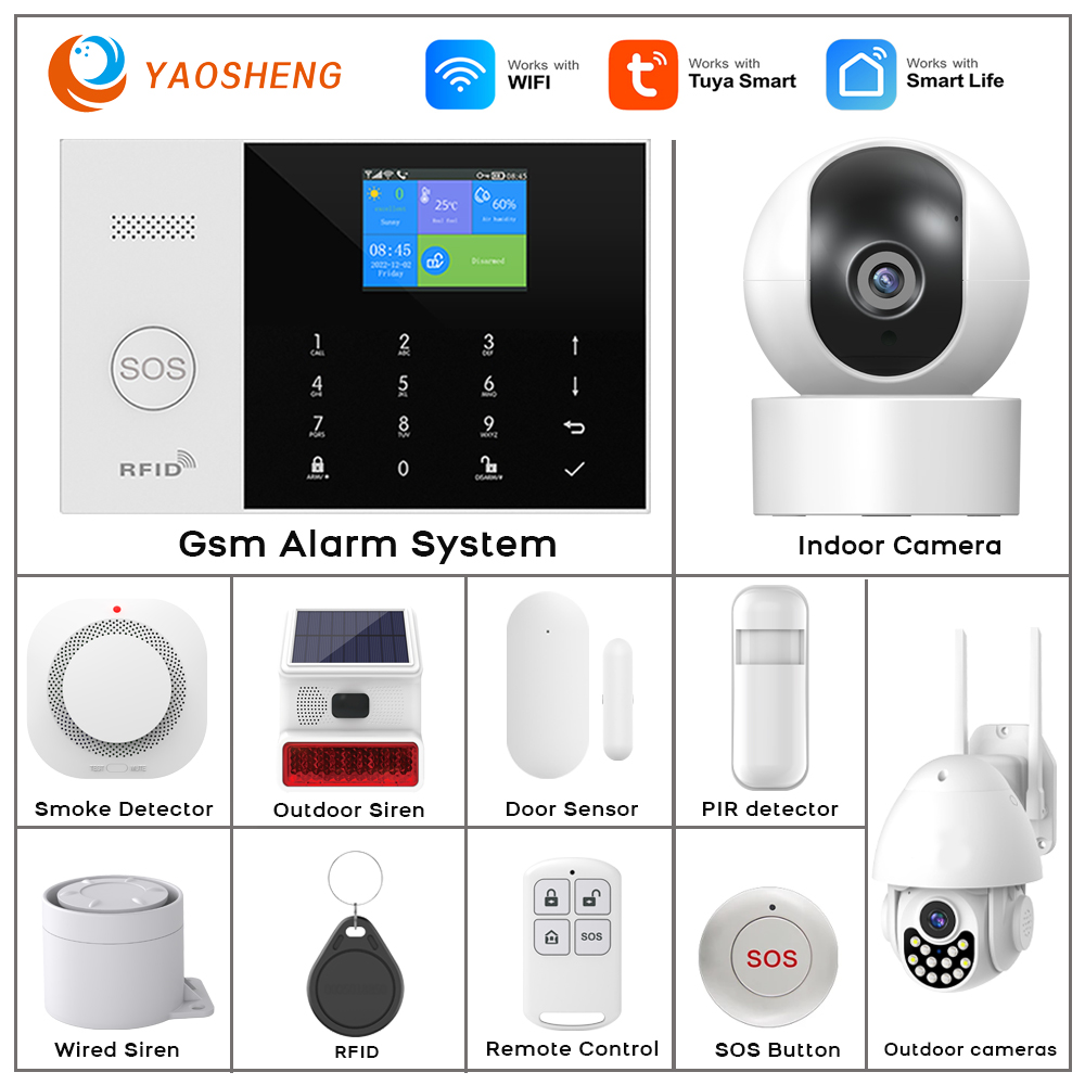 Smart Home Package - System alarmowy 4G Bezpieczeństwo w domu
