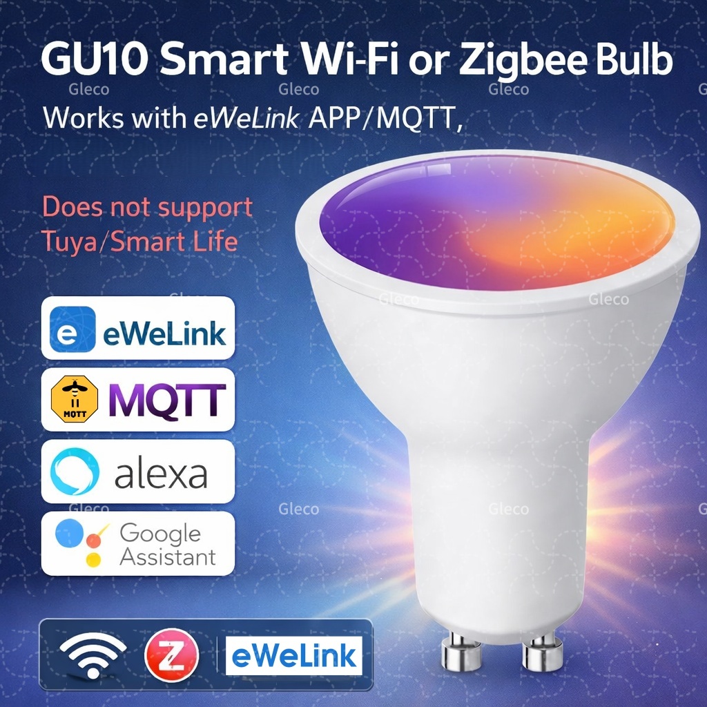 Smart Bulb - Żarówki LED Ewelink GU10 Zigbee, inteligentne