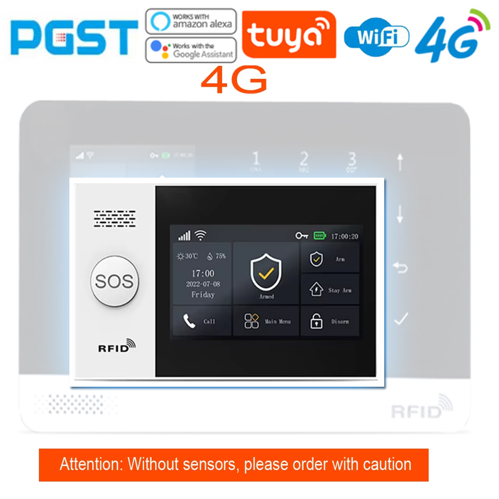 Smart Home Package - Centrala alarmowa PG-107 Tuya 4G do