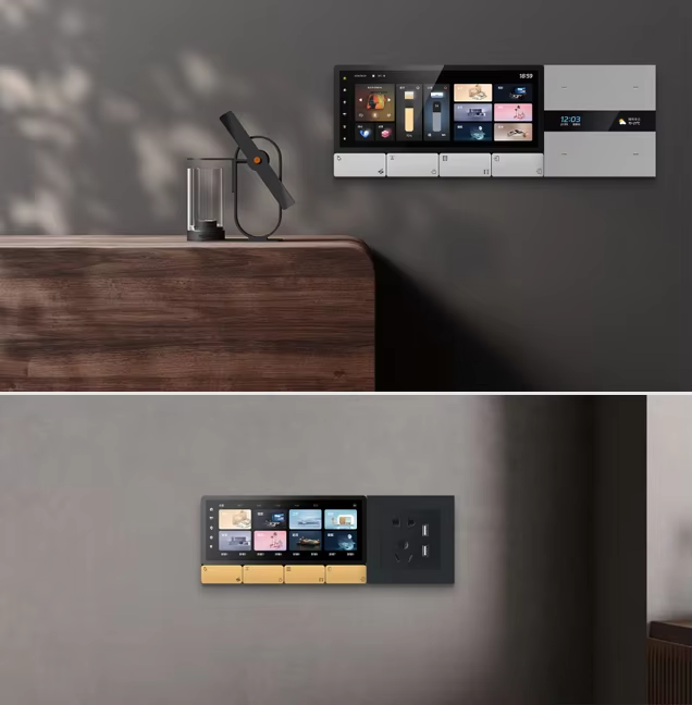 Smart Home Touchscreen Control Panel - F5 Tuya UK Dotykowy Panel Sterowania