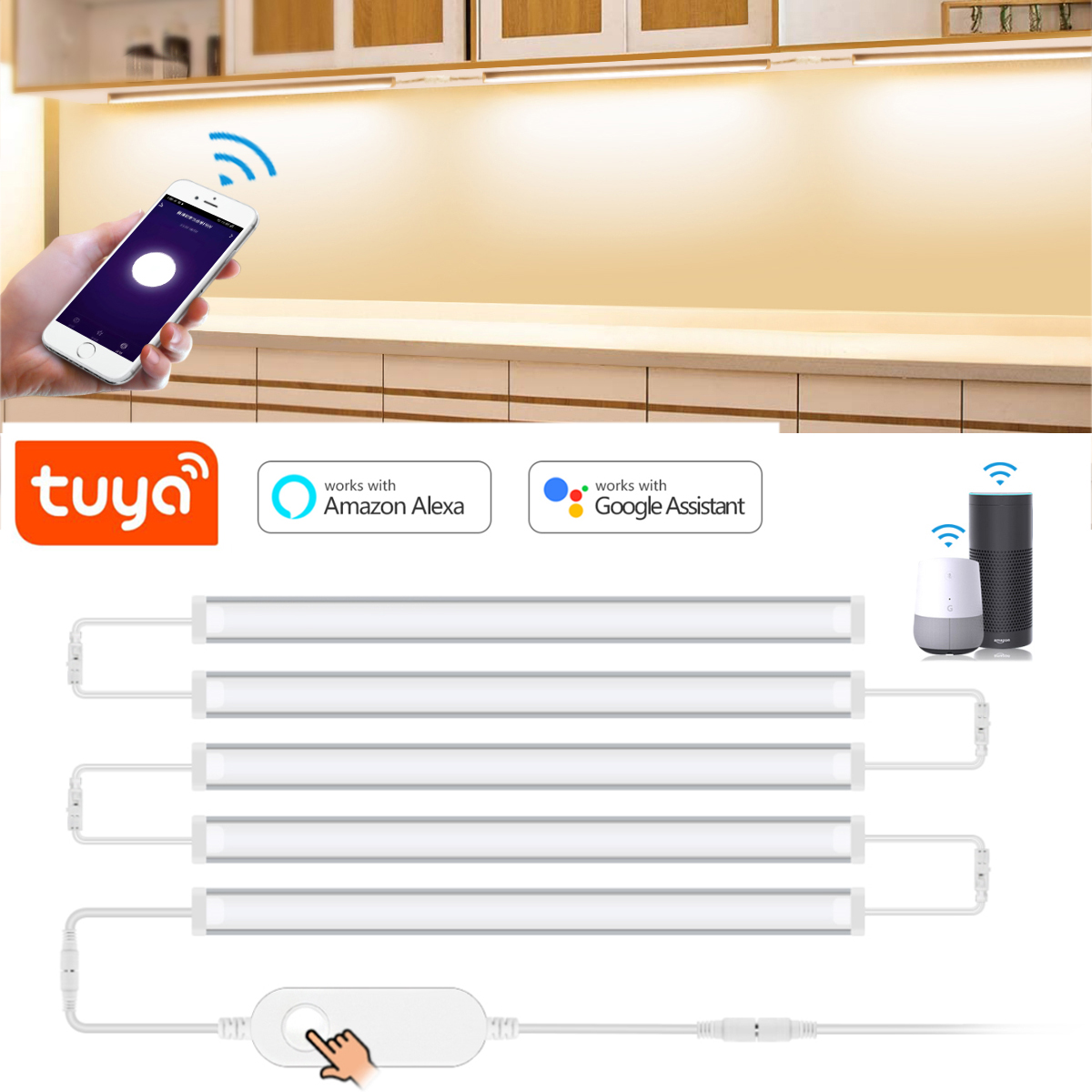 Smart Bulb - 1-5 sztuk Kuchnia Tuya Inteligentna lampa