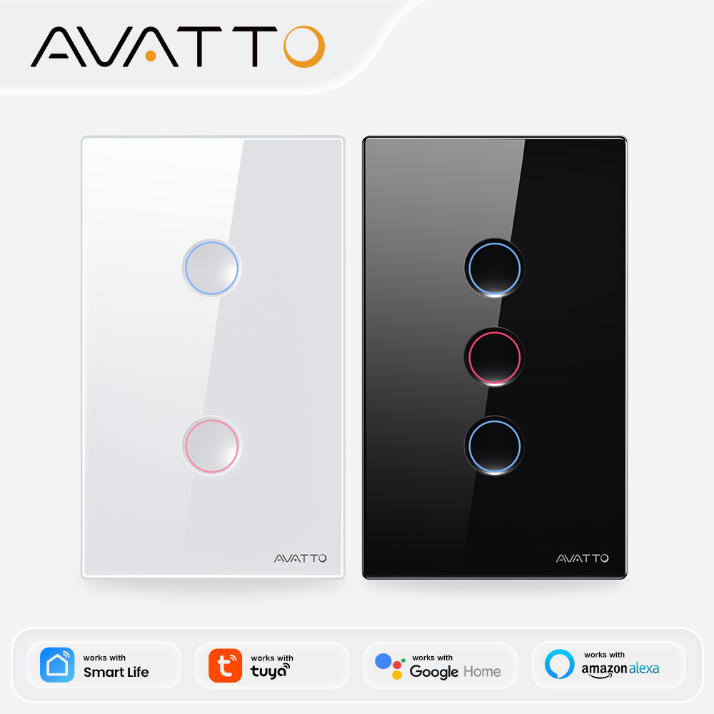 Smart Light Switch - AVATTO 1/2/3/4 Gangowy Inteligentny Włącznik Światła