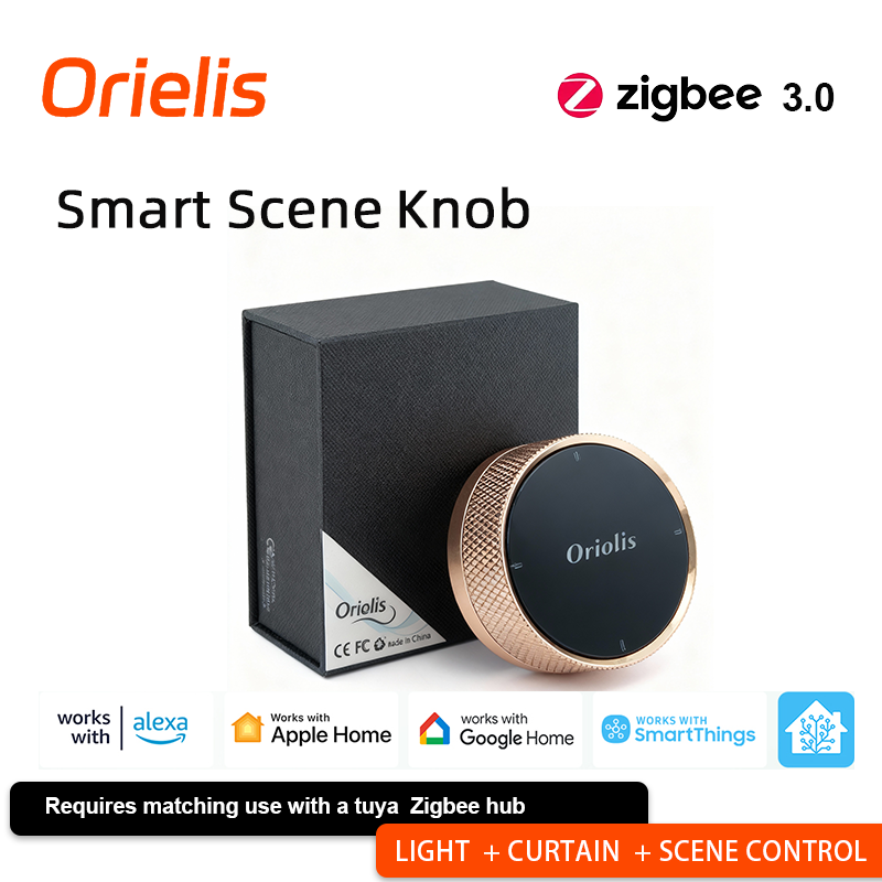 Smart Light Switch - ORIELIS Tuya Zigbee Inteligentny Pokrętło Sterujące