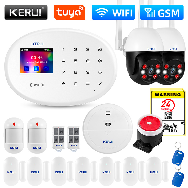 Smart Home Package - KERUI W202 WIFI zestaw alarmowy GSM