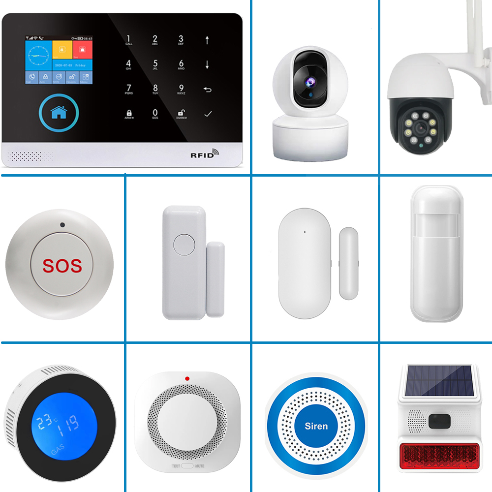 Smart Home Package - Inteligentne urządzenie alarmowe PGST, detektor antyrobotyczny
