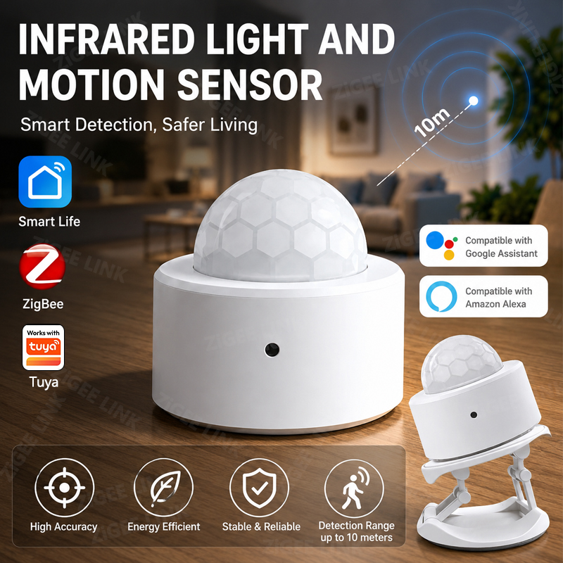 Smart Home Website - Czujnik ruchu PIR ZigBee 3.0, bezprzewodowy