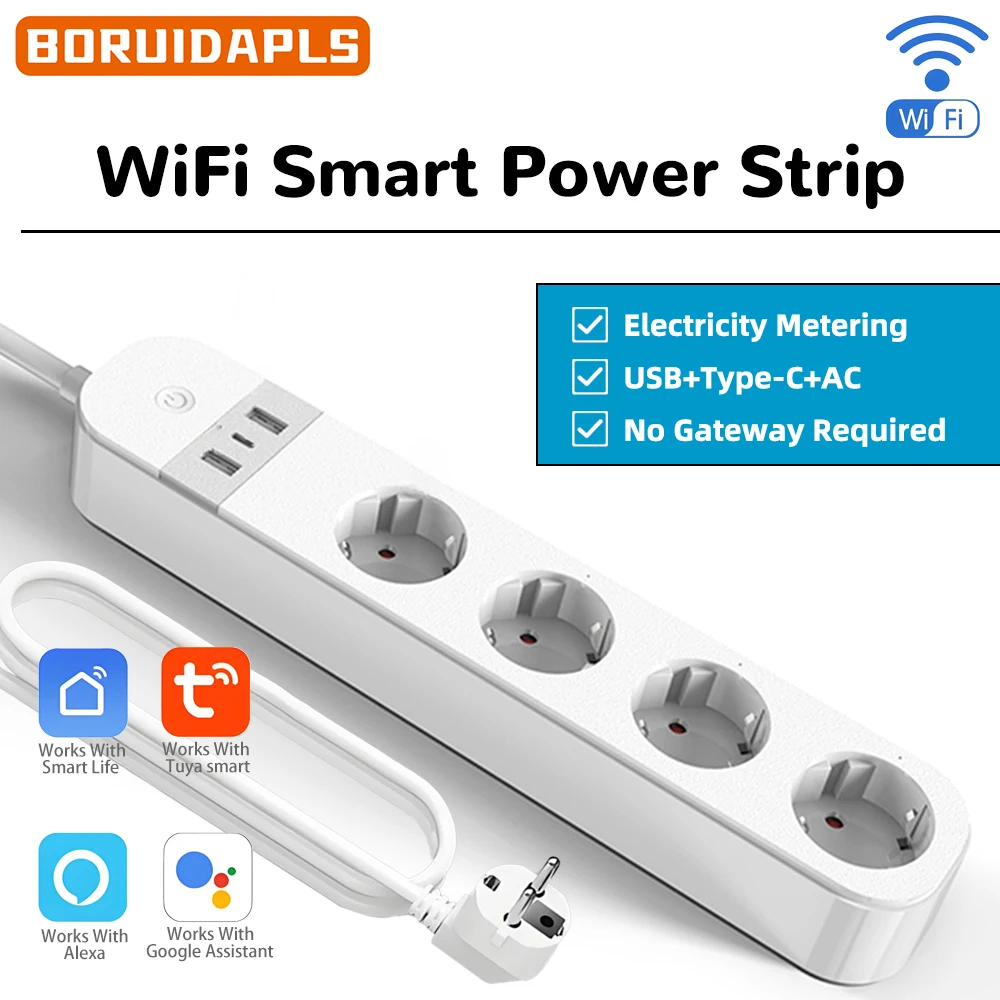 Smart Home Energy App - Inteligentna listwa zasilająca WiFi BORUIDAPLS z