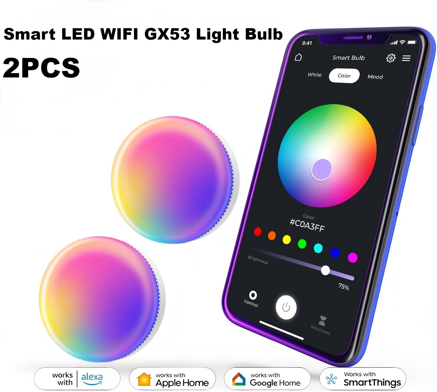 Smart Bulb - 2 SZT. Inteligentne Żarówki TUYA WiFi