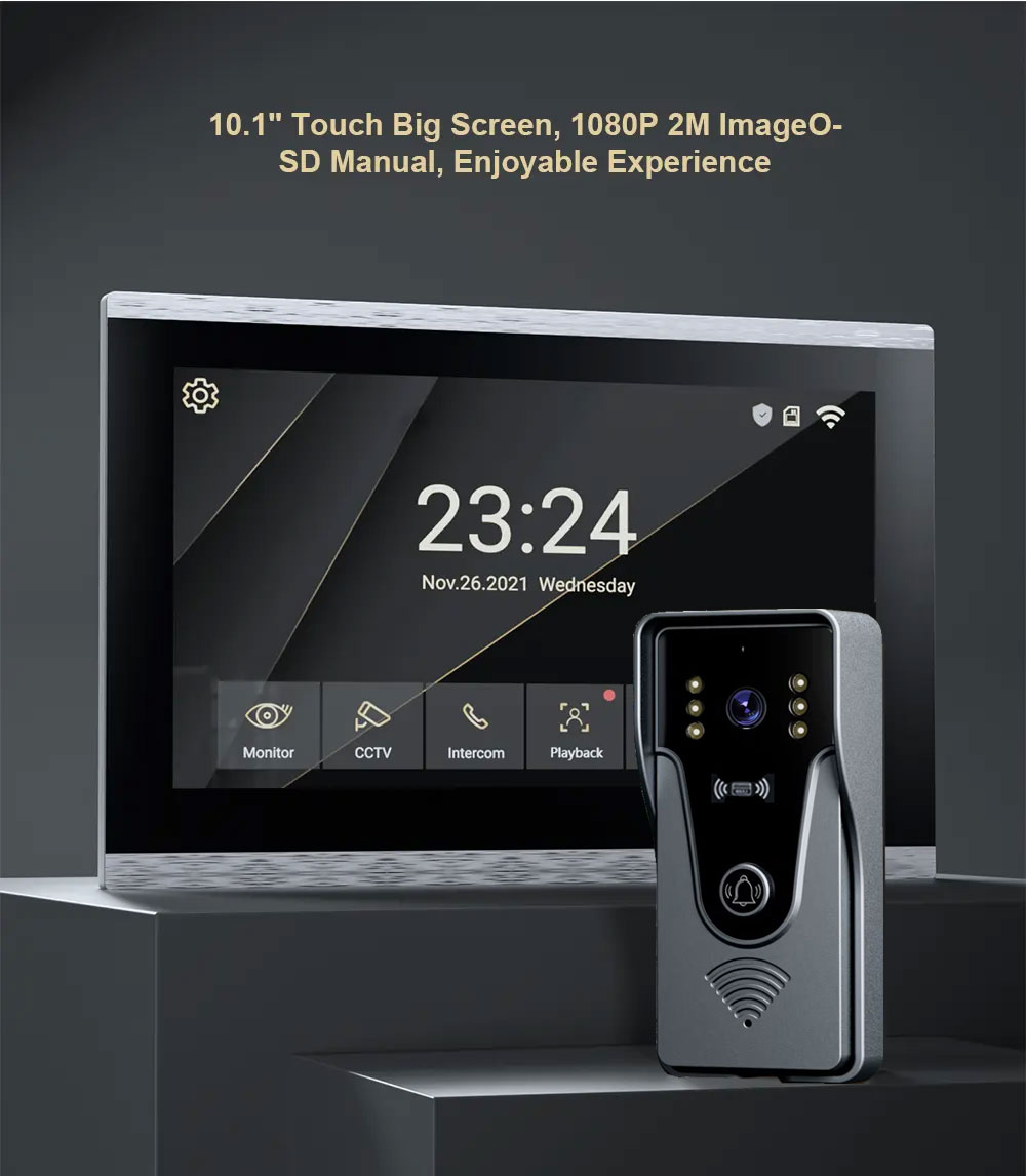 Tuya 1080P 10-calowy kolorowy  – Smart Home Video Doorbell App recenzja i cena