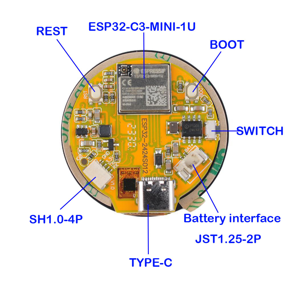 Wyświetlacz ESP32 1,28 cala ES – Smart Home Wiz recenzja i cena