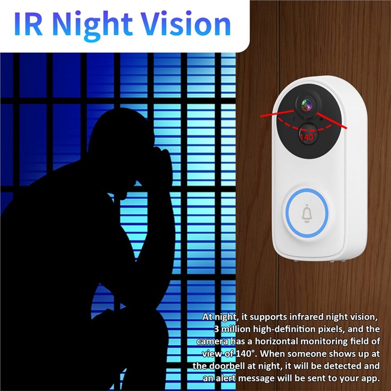 【CYBER MONDAY】Dzwonek do drzwi – Smart Home Video Doorbell App recenzja i cena