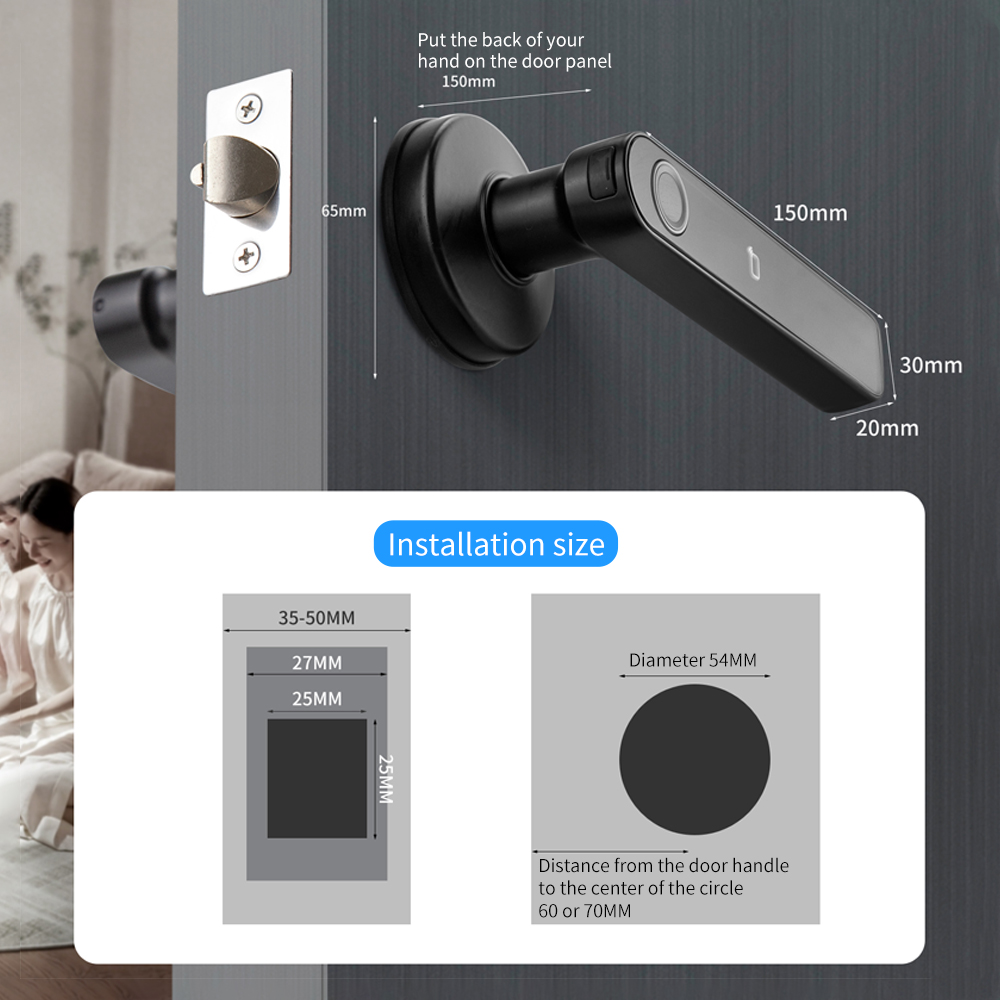 Inteligentny zamek do drzwi Tu – Smart Home Website recenzja i cena