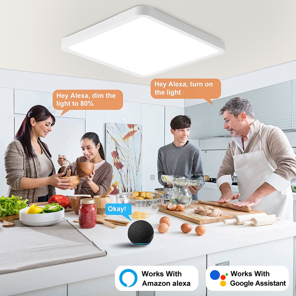 Nowoczesna lampa sufitowa LED  – Smart Home Touchscreen Control Panel recenzja i cena