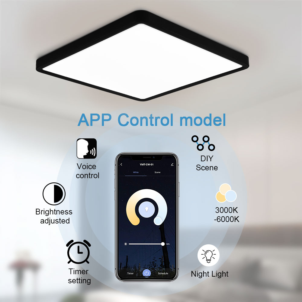 Nowoczesna lampa sufitowa LED  – Smart Home Touchscreen Control Panel recenzja i cena