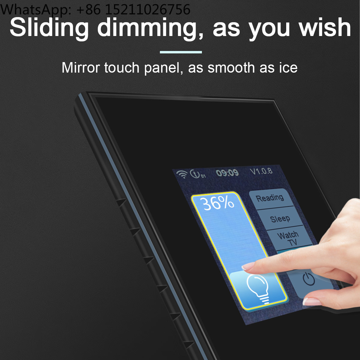 Panel dotykowy LCD Lanbon L8,  – Smart Home Touchscreen Control Panel recenzja i cena