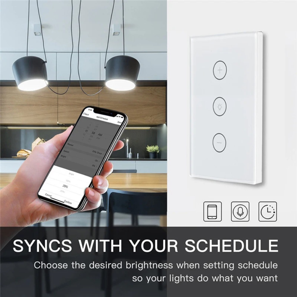 Inteligentny ściemniacz światł – Smart Home Touchscreen Control Panel recenzja i cena
