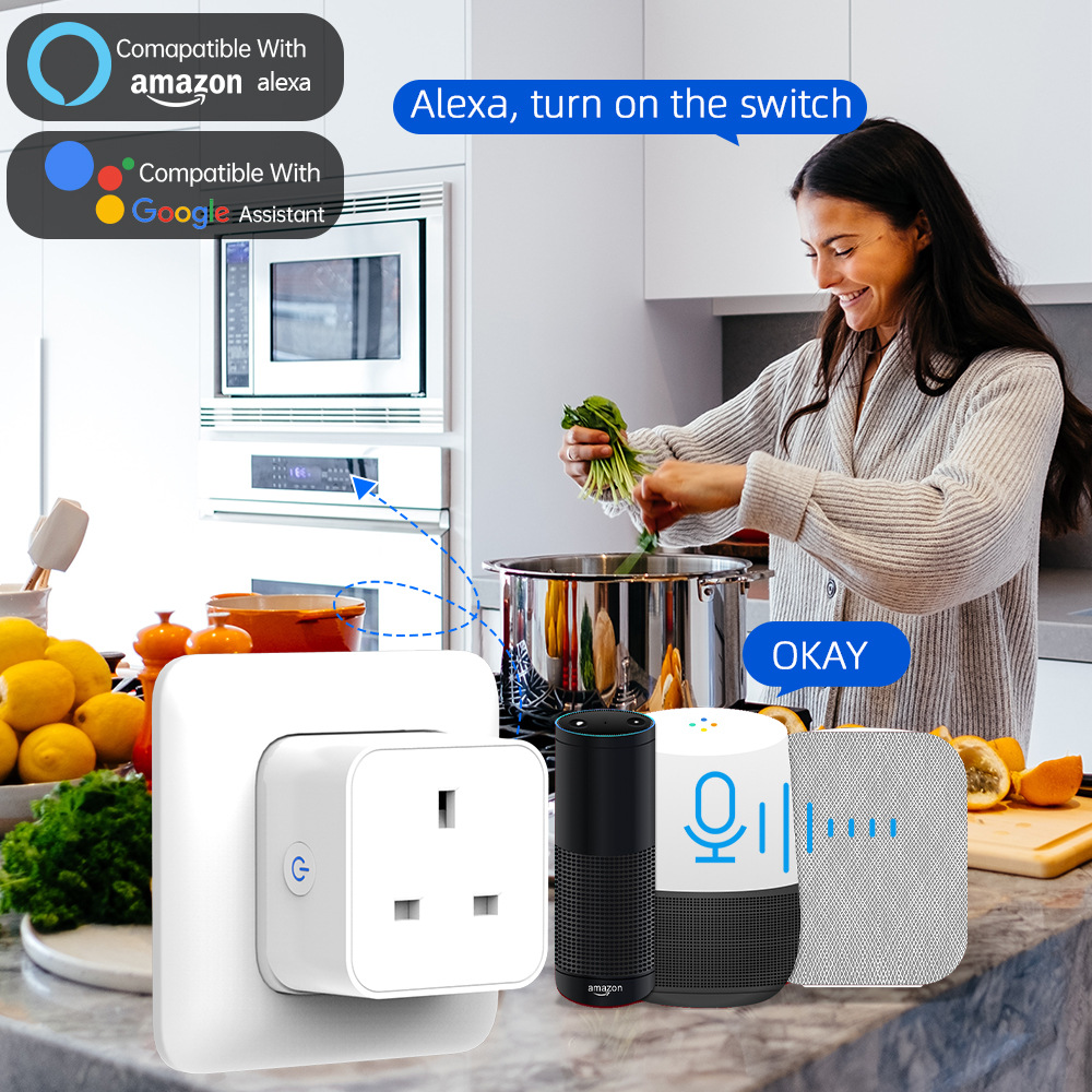 Inteligentne gniazdko Tuya 16A – Smart Wall Socket recenzja i cena