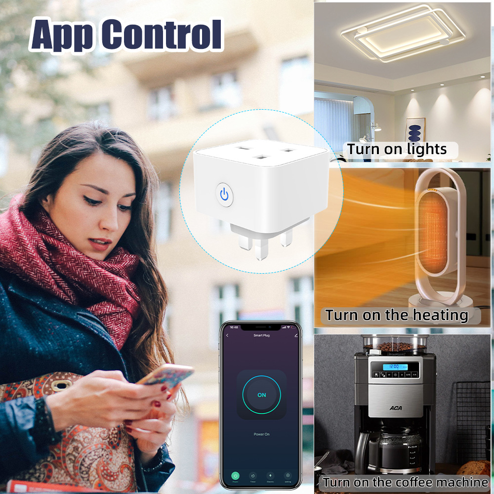 Inteligentne gniazdko Tuya 16A – Smart Wall Socket recenzja i cena