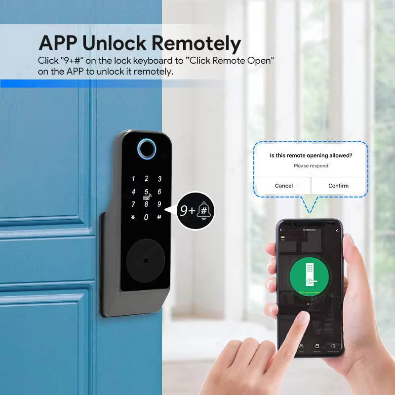Wodoodporny zamek na odcisk pa – Smart Home Website recenzja i cena
