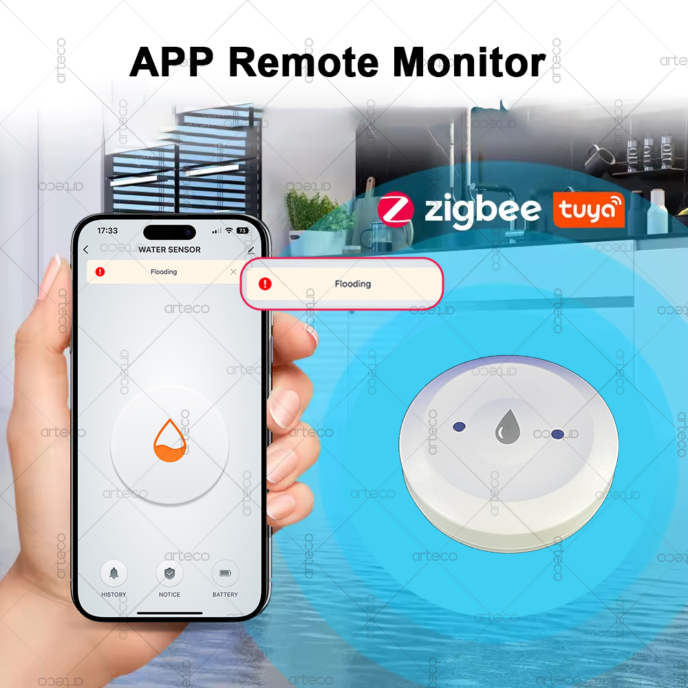Czujnik zalania Tuya Smart Zig – Smart Home Website recenzja i cena