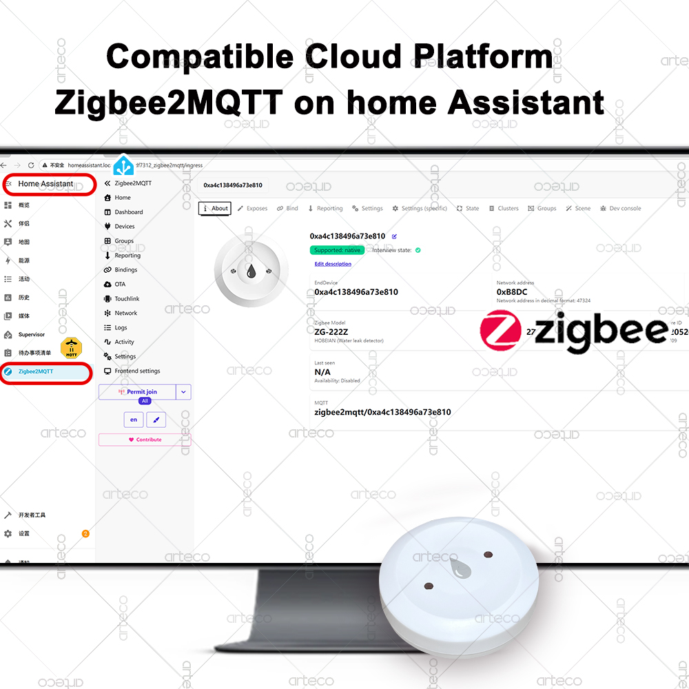 Czujnik zalania Tuya Smart Zig – Smart Home Website recenzja i cena