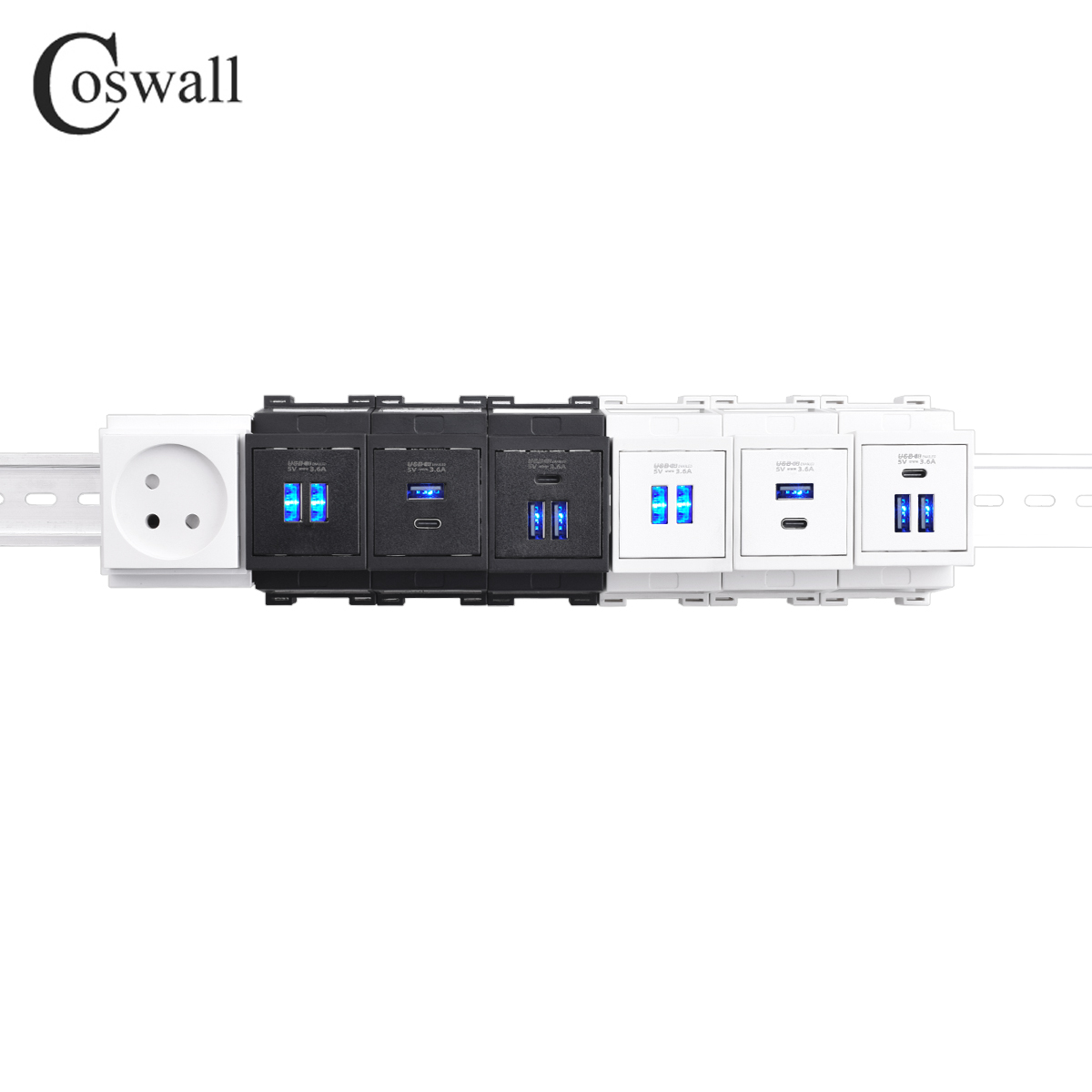 Ładowarka USB C45 na szynę DIN – Smart Wall Socket recenzja i cena