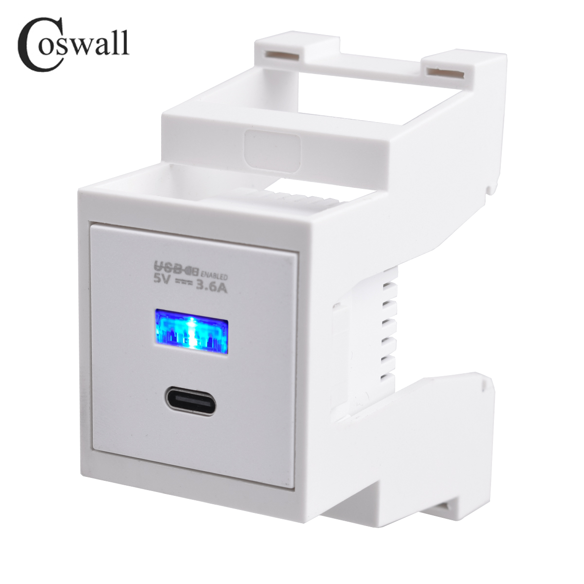 Ładowarka USB C45 na szynę DIN – Smart Wall Socket recenzja i cena