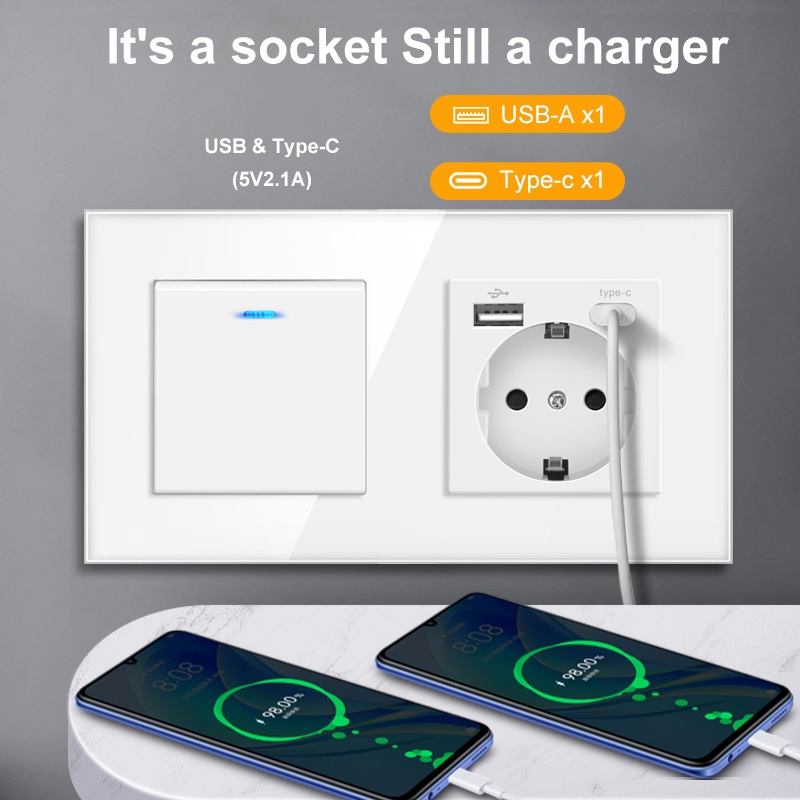 Gniazdo elektryczne ścienne z  – Smart Wall Socket recenzja i cena