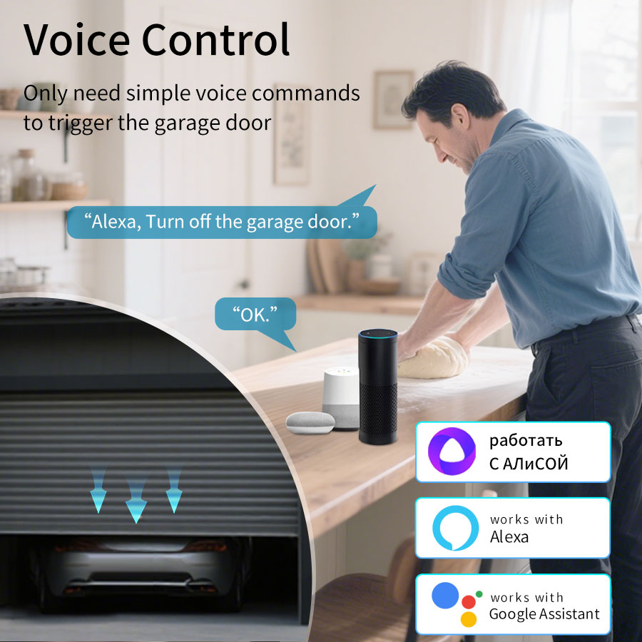 Sterownik bramy garażowej Tuya – Smart Home Wiz recenzja i cena