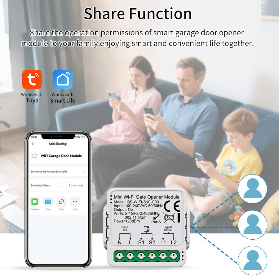 Sterownik bramy garażowej Tuya – Smart Home Wiz recenzja i cena
