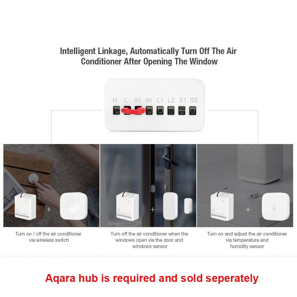 Aqara dwukierunkowy moduł ster – Smart Home Zestaw recenzja i cena