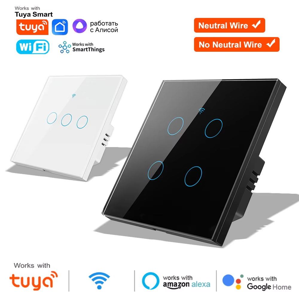 1 2 3 4 Gang WiFi RF 433mhz Do – Smart Light Switch recenzja i cena