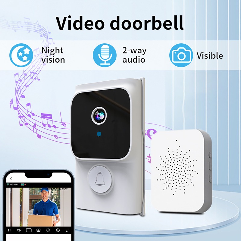 Inteligentny bezprzewodowy wid – Smart Home Video Doorbell App recenzja i cena
