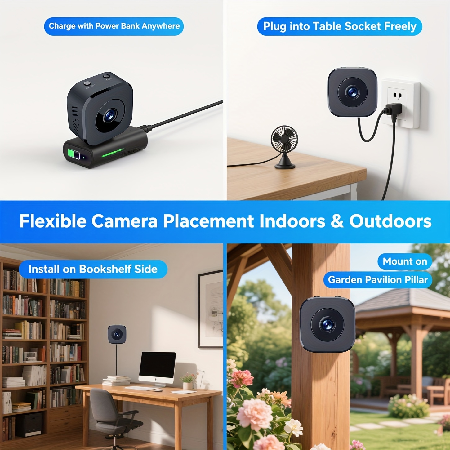 Miniaturowa kamera WiFi HD 108 – Security Ip Camera recenzja i cena