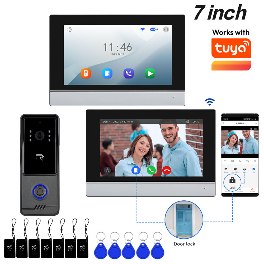 Inteligentny wideodomofon Tuya – Smart Home Video Doorbell App recenzja i cena