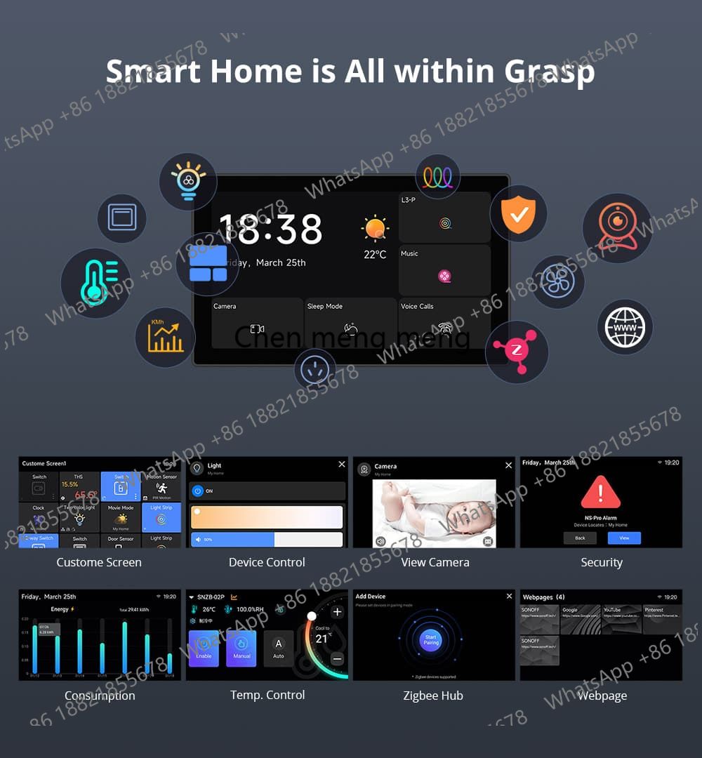 Panel sterowania inteligentnym – Smart Home Touchscreen Control Panel recenzja i cena