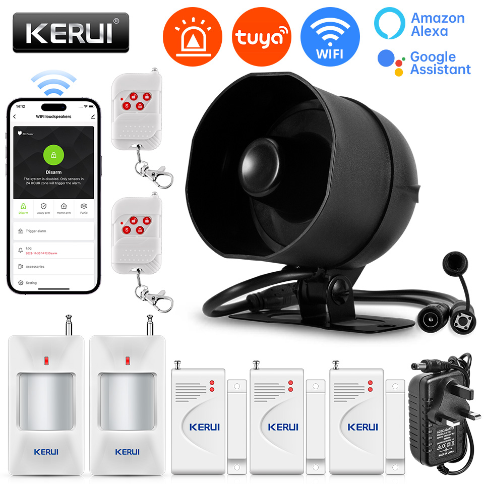 KERUI 120db syrena alarmowa Wi – Smart Home Package recenzja i cena
