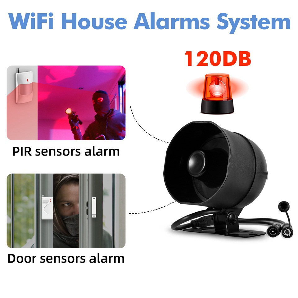 KERUI 120db syrena alarmowa Wi – Smart Home Package recenzja i cena