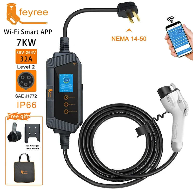 Przenośna ładowarka EV Feyree  – Smart Wall Socket recenzja i cena