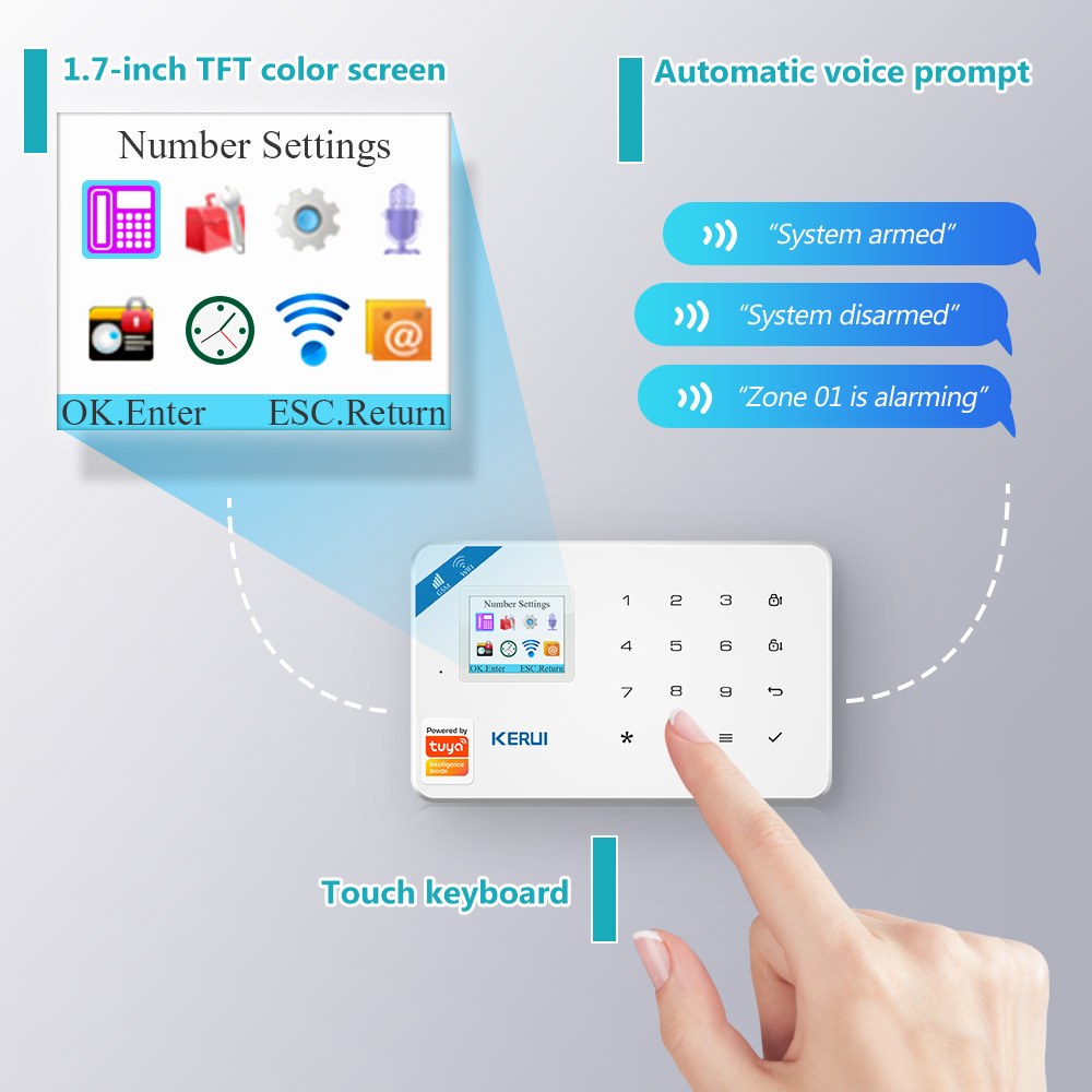KERUI W181 System alarmowy Sec – Smart Home Package recenzja i cena