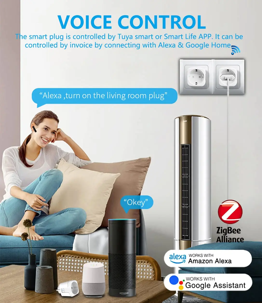 Inteligentna wtyczka ZigBee EU – Smart Wall Socket recenzja i cena