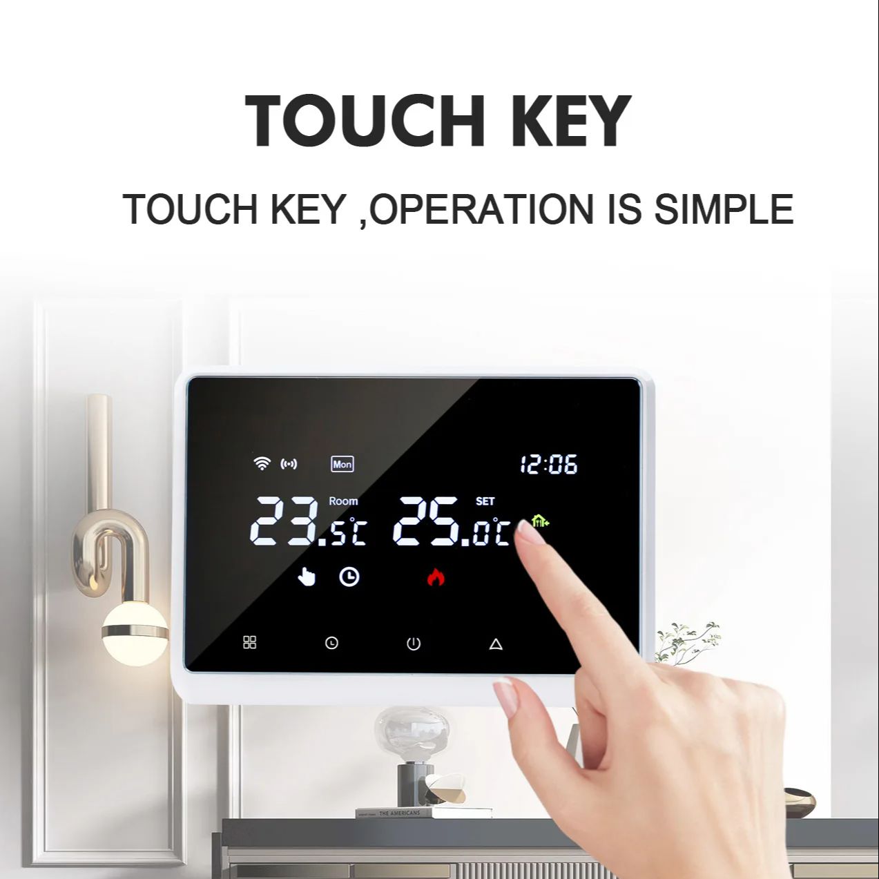 Inteligentny termostat WiFi ME – Smart Home Package recenzja i cena