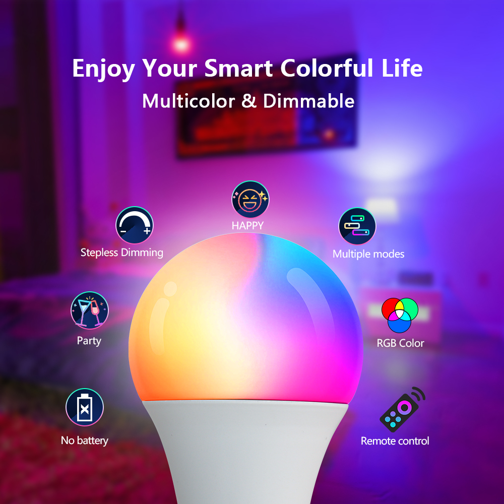 Żarówka LED RGB 16 Kolorów, Wi – Smart Bulb recenzja i cena