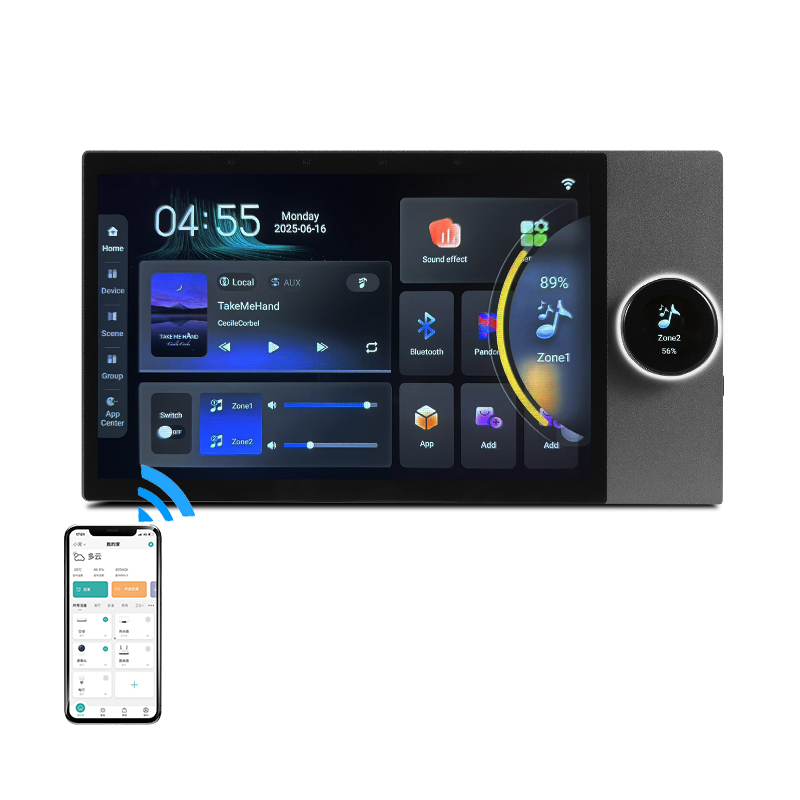 Inteligentny wzmacniacz ścienn – Smart Home Touchscreen Control Panel recenzja i cena